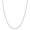 thumbnail image 4 of Sterling Silver 1.25mm 8 Side Diamond Cut Box Chain Necklace Size 26, 4 of 5