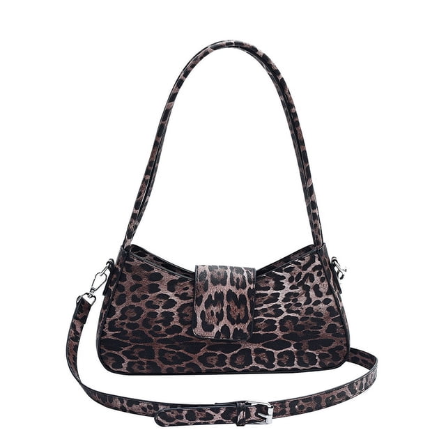 Bolso Hobo Bandolera para Mujer Leopardo Cuero PU Viajes