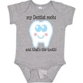 thumbnail image 3 of Inktastic Dentist Rocks Tooth Boys or Girls Baby Bodysuit, 3 of 5