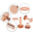thumbnail image 2 of 154pcs Copper Rivets Compatible Leather, Leather Rivets, Pure Copper Rivets And Burrs Compatible Leather Work Jea-i, 2 of 5