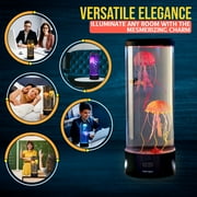 Brewish Jellyfish Lamp with Remote Control, 16 Color Changing Options, 4modes, Auto Shutoff, Sensory Night Light Aquarium Lamp for Kids & Adults Home Decor