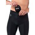 thumbnail image 2 of Midnight Black Meggings with Removable Crotch Pad, 2 of 10