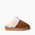 thumbnail image 3 of Minnetonka Women's Cerise – Cozy Bedroom Slippers with Hard Sole Design, and Slip-On Clog Silhouette, Tan, Size 8, 3 of 5