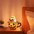 thumbnail image 4 of 100Fens Ghost Reading Book Lamp Cute Ghost Reading Neon Sign Halloween Ambience Decoration, 4 of 7
