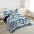 thumbnail image 3 of Homewish Tribal Aztec 2pcs Bedding Comforter Set for Teens Boys Girls,Bohemian Theme Twin Comforter Sets,Exotic Style Breathable Bedding Set,Ultra Soft Home Decor,Reversible, 3 of 8