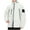 White, variant on WREESH Fashion Jacket Men'S Casual Loose Fitting Workwear Long Sleeved Hooded Jacket Long Sleeve Hooded Casual Outwear Jackets Black