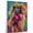 Afghan Hound, variant on Wirehaired Vizsla Dog Boxing Stretched Canvas Size 8x12 – Funny Wirehaired Vizsla Dog Playing Boxing Canvas Wall Art for Sports Lovers, Pet Lovers, Home Decor
