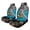 style-3, variant on Nautical Green Sea Turtles Car Seat Covers Front Seat Protector Cover Mat Full Set of 2pc Universal Bucket Seat Cover for Car SUV Automotive