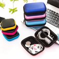 thumbnail image 4 of Earphone Bag Eva Mini Portable Coin Purse Headphone Usb Cable Case Storage Box Wallet Carrying Pouch Bag Earphone Accessory Yellow, 4 of 6