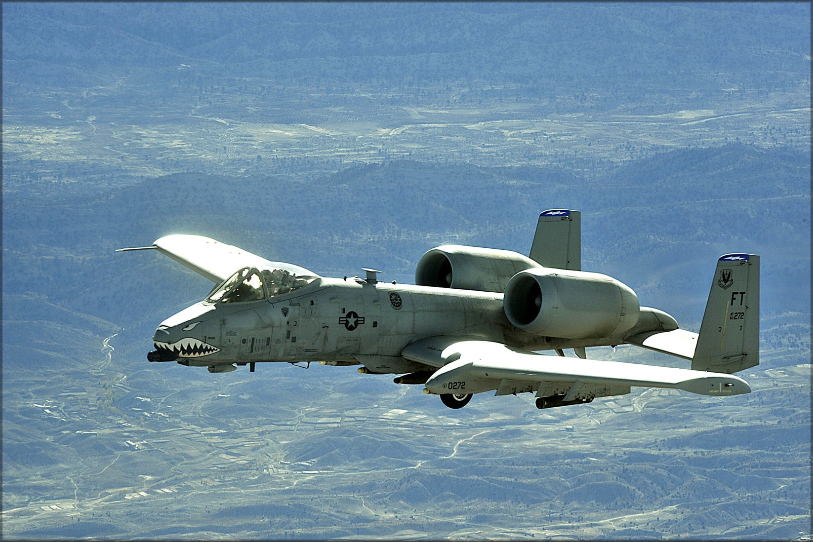 24"x36" Gallery Poster, A-10 Thunderbolt II warthog combat mission
