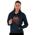 thumbnail image 3 of Retro Mountain Peaks Denver Colorado Hoodie Sweatshirt Women Men Brisco Brands S, 3 of 6