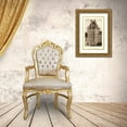 thumbnail image 3 of Petit, Victor 10x14 Gold Ornate Wood Framed with Double Matting Museum Art Print Titled - Sepia Chateaux VIII, 3 of 4