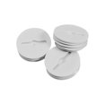 thumbnail image 1 of 14005WH 0.5 x 0.80 in. White Closure Plug  4 per Bag, 1 of 1