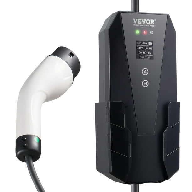 VEVOR Chargeur EV Portable Voiture Électrique Type 2 Câble 8,6m