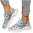 thumbnail image 3 of AUDeals Women Travel Walking Shoes - Lightweight Breathable Mesh Sneakers for Casual Trips and Everyday Motion (Wine, 8.5), 3 of 8
