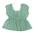 thumbnail image 2 of Blusa George para Mujer sin Mangas Lisa Verde Talla G, 2 of 4