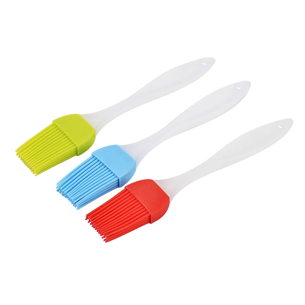 Baking Brushes Silicone Rubber Plastic Handle Bakeware Bread BBQ Cook Tools 