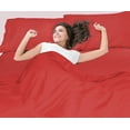 thumbnail image 4 of Extra Deep Pocket 6 Piece Bed Sheet Set – Super Deep Fitted Sheet Fits Mattress from 18-24 inces Depth – Double Brushed Microfiber Sheets with 4 Pillow Cases, California King, Cherry Red, 4 of 6