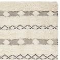 thumbnail image 5 of SAFAVIEH Natura Jazmyn Geometric Striped Braided Wool Area Rug, Ivory/Grey, 6' x 9', 5 of 7