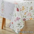 thumbnail image 3 of Spring Summer Tablecloth for Rectangle Tables 60x102 Inch,Waterproof Wildflower Fabric Table Cloth, Washable Floral Runner Style Tablecloths for Picnic Dinner Outdoor, 3 of 7