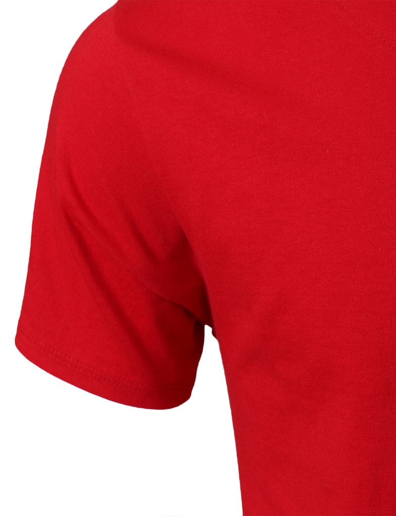 Ma Croix Men's Cotton Baseball Jersey Plain Button Down Short Sleeve Atheletic Sports Tee Shirts