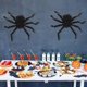 thumbnail image 2 of Skzoo Suministros de felpa para Halloween, decoración de arañas de Halloween, adornos de arañas de simulación, araña falsa de Halloween, 2 of 5