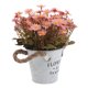 thumbnail image 1 of BRIGHTFUFU Arreglo De Margaritas Artificiales En Maceta Rosa Para Ambiente Interior, 1 of 6