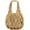Brown, variant on Kukuzhu New Straw Bag Cotton Thread Woven Bag Portable Net Bag Casual Bucket Handbag Summer Beach Purse for Women/Girls