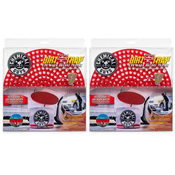 Inserto para Balde de Lavado de Autos Chemical Guys Cyclone Dirt Trap Rojo