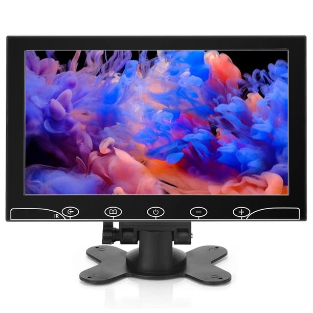 Monitor de Seguridad AISHICHEN 7 Pulgadas 1024x600 HDMI con Control Remoto y Altavoces Integrados pa