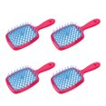 thumbnail image 1 of Cepillo para desenredar el cabello, cepillo para desenredar de 4 piezas con paleta, cepillo para desenredar, cepillo para el cabello, rendimiento lleno de energía, 1 of 12