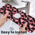 thumbnail image 6 of Sikiie Hearts Splash Guard for Sink Faucet-1 PC Super Absorbent Fast Drying Mat Sink Gadgets-Splash Guard for Kitchen, Sink Mat, 6 of 7