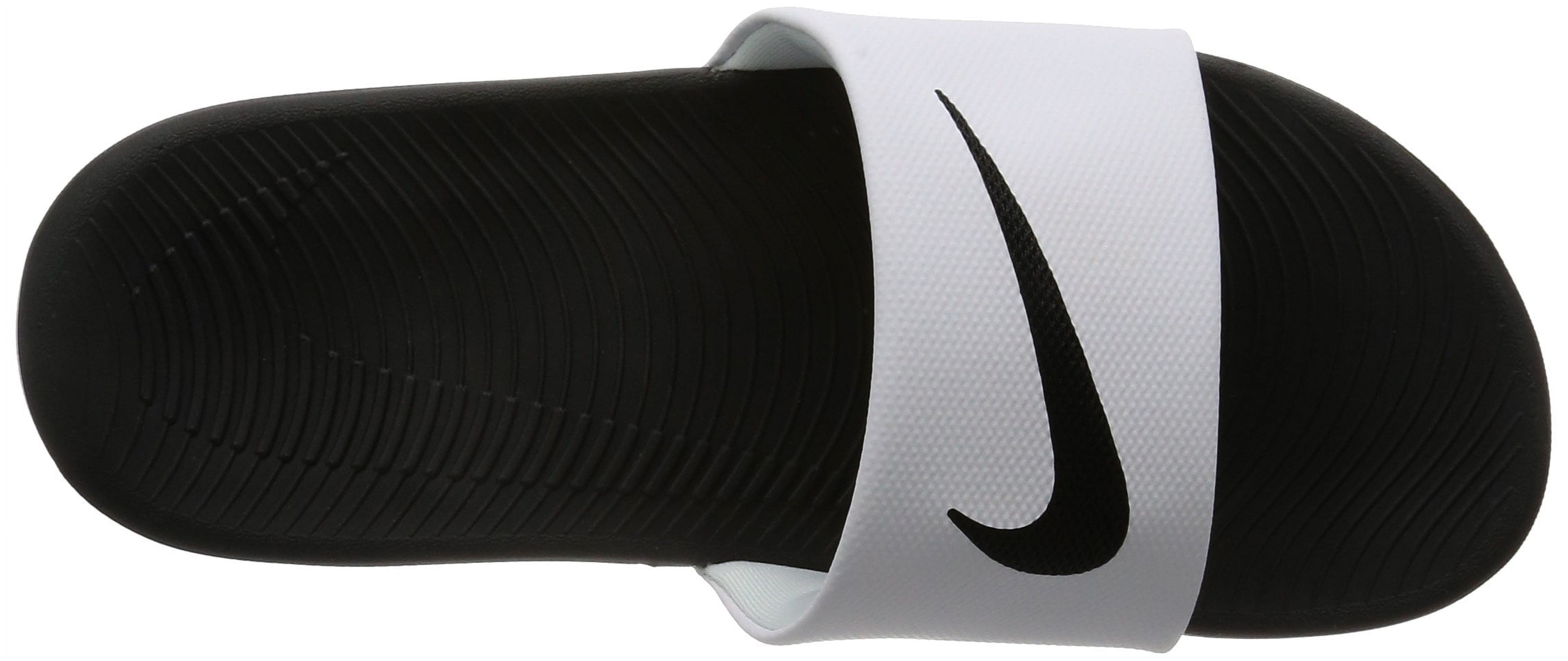 Nike Kawa Youth Slides White | Black Size 3 - image 2 of 7