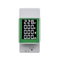 thumbnail image 1 of Monitor de CA de riel DIN 4 en 1 CA 50-300 V 100 A, voltaje, corriente, vatios, kWh, medidor de energía digital, voltímetro, amperímetro, vatímetro, 1 of 6