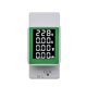 thumbnail image 1 of Monitor de CA de riel DIN 4 en 1 CA 50-300 V 100 A, voltaje, corriente, vatios, kWh, medidor de energía digital, voltímetro, amperímetro, vatímetro, 1 of 6