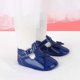 thumbnail image 3 of Azul Oscuro 13cm Pajarita Niñas Bailarina Bebé Niña Zapatos Con Cordones Suela Suave Antideslizante, 3 of 5