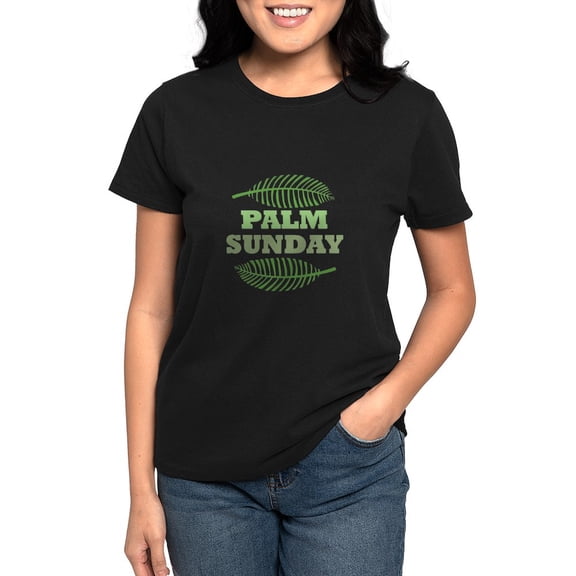 CafePress - Palm Sunday T Shirt - Women's Traditional Fit Dark T-Shirt