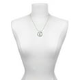 thumbnail image 3 of Delight Jewelry Silvertone Smile with Smiley Face Rectangle Live Ring Charm Necklace, 18", 3 of 4