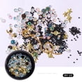 thumbnail image 1 of Fiudx Juego de Cadenas de Cuentas de Diamantes de Imitación de Colores, Accesorio para Decoración de Uñas Diy, Decoración Elegante de Uñas, Decoración Del Hogar, Decoración para Fundas de Móvil, Mani, 1 of 2