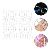 SOPOTUTU 100pcs White Plastic Balloon Clips for Easy Balloon Sealing and Decorating Party Events