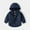 ZZA Navy, variant on Kids Boys Girls Winter Thicken Coat Solid Hooded Jacket Toddler Windproof Thick Warm Outwear
