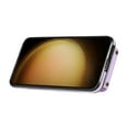 thumbnail image 5 of Compatible with Samsung Galaxy S24 Wallet Case, PU Leather Case with Card Holder, 360° Rotation Ring Kickstand, Shoulder Strap, Magnetic Snap Protective Case Designed for S24, Purple, 5 of 8