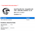 thumbnail image 2 of Spark Plug Wire Set - Compatible with 1996 - 2000 GMC C3500HD 7.4L V8 1997 1998 1999, 2 of 2