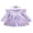 Purple, variant on Cjfdfy Littler Baby Girl First Birthday Outfit 1St Birthday Long Sleeve Lace Romper Dress With Headband Baby Cute One Birthday Dress Fall Winter Outfit 6-18 Months