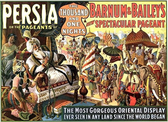 Thousand and One Nights Circus Canvas Art - (18 x 24)