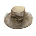 thumbnail image 1 of Chapeau de Protection Solaire Exquise pour Dames de Fil de Conception Florale Pliable pour Voyage, 1 of 10