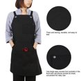 thumbnail image 2 of Delantales de Lona, ??Delantales de Cocina Resistentes al Desgaste Delantales de Cocina Delantales de Trabajo Simple para carpinteros Maquinistas Jardineros Chefs con Bolsillos Amonsee NO, 2 of 6