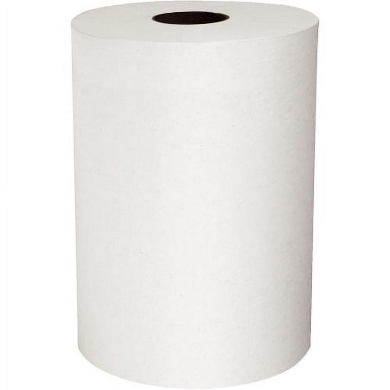 Scott Control Slimroll Hard Roll Paper Towels 8 x 580 ft - White -  Absorbent - 4176 - 6 / Carton