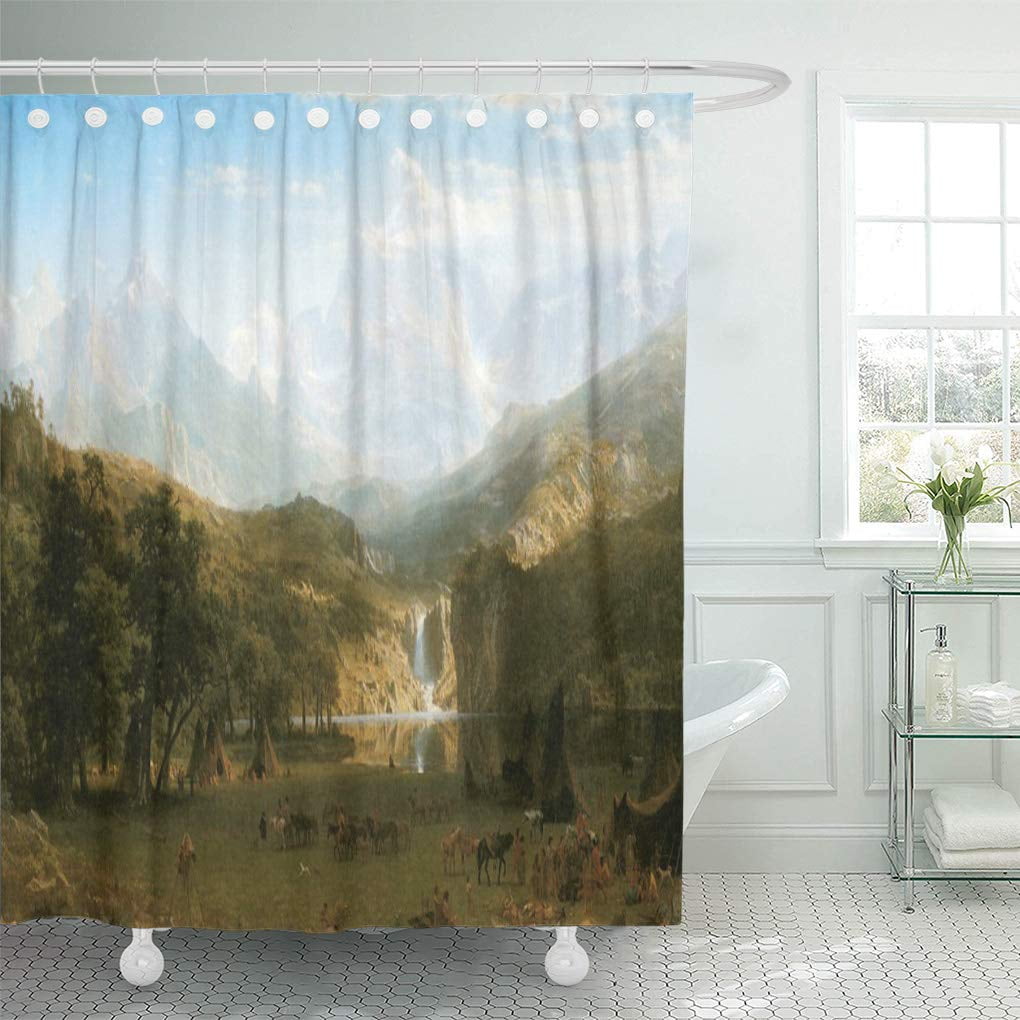 Yusdecor Camp Rocky Mountains Lander Peak By Albert Camping Landscape Bathroom Decor Bath Shower Curtain 60x72 Inch Walmart Canada