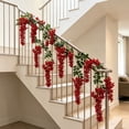 thumbnail image 4 of Artificial Forsythia Vine Fake Wisteria Garland - Plastic Flower Vine 70.8 inch for Wedding Arch Door Window Railings Home Decor Party Garden Decoration, 4 of 6